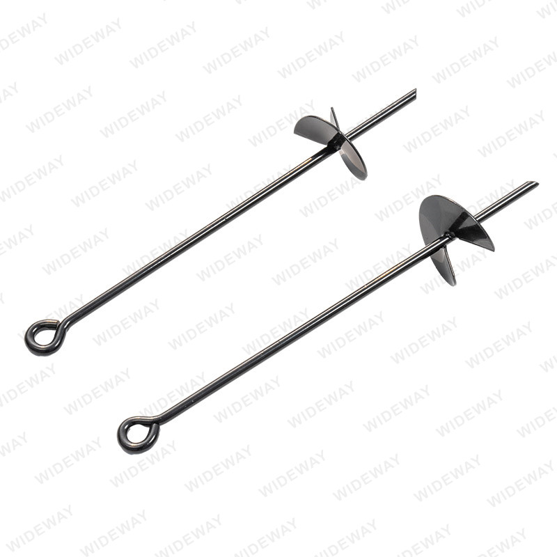 Black Spiral Ground Anchor